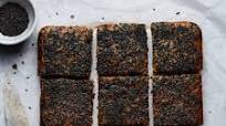 Black Sesame Mochi Cake Black Sesame Mochi Cake