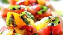 Heirloom Tomato Bruschetta Caprese Heirloom Tomato Bruschetta Caprese