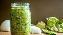 Tomatillo-Serrano Sauce (Salsa Verde) Step-by-Step Tomatillo-Serrano Sauce (Salsa Verde) Step-by-Step