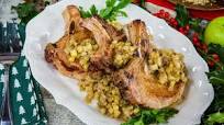 Aarti Sequeira - Chai Brined Pork Chops with Spiked ‘N’ Spiced Apple Chutney Aarti Sequeira - Chai Brined Pork Chops with Spiked ‘N’ Spiced Apple Chutney