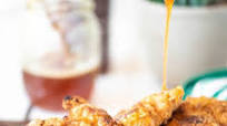 Chicken and Waffles with Sriracha Honey Chicken and Waffles with Sriracha Honey