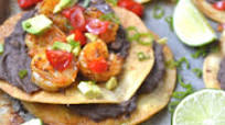 Cajun Shrimp Tostadas Cajun Shrimp Tostadas