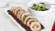 Slow Cooker Stuffing-Filled Cranberry-Glazed Pork Loin Slow Cooker Stuffing-Filled Cranberry-Glazed Pork Loin