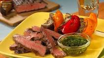 Grilled Flank Steak and Vinaigrette Vegetables Grilled Flank Steak and Vinaigrette Vegetables
