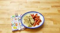 Parmesan Fish Sticks with Glazed Carrots Parmesan Fish Sticks with Glazed Carrots