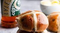 Chocolate Chip Hot Cross Buns Chocolate Chip Hot Cross Buns