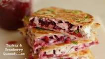 Turkey & Cranberry Quesadillas Turkey & Cranberry Quesadillas