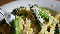 Tagliatelle with Asparagus & White Truffle Oil Tagliatelle with Asparagus & White Truffle Oil