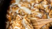 Crock Pot Cinnamon Roll Casserole Crock Pot Cinnamon Roll Casserole