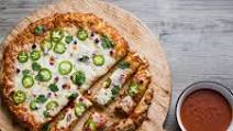 Mexican Pizza Bites with Spicy Dipping Sauce Mexican Pizza Bites with Spicy Dipping Sauce