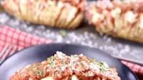 Pepperoni Pizza Hasselback Potatoes Pepperoni Pizza Hasselback Potatoes