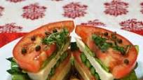 Stacked Caprese Salad Recipe - (4.5/5) Stacked Caprese Salad Recipe - (4.5/5)
