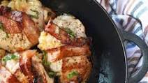 Apple & Swiss Stuffed Bacon Pork Chops Apple & Swiss Stuffed Bacon Pork Chops