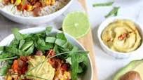 Burrito Nourish Bowl with Creamy Guacamole Burrito Nourish Bowl with Creamy Guacamole