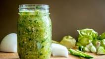 Tomatillo-Serrano Sauce (Salsa Verde) Step-by-Step Tomatillo-Serrano Sauce (Salsa Verde) Step-by-Step