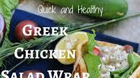 Greek Chicken Salad Flatbread Greek Chicken Salad Flatbread