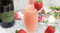 Frozen Strawberry Bellinis Frozen Strawberry Bellinis
