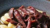Smoked Venison Shanks with Stout & Coffee Smoked Venison Shanks with Stout & Coffee