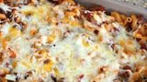 American Chop Suey Casserole With Cheese Topping American Chop Suey Casserole With Cheese Topping
