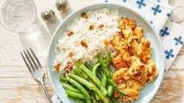 Southern-Style Chicken & Creamy Relish with Green Beans & Rice Southern-Style Chicken & Creamy Relish with Green Beans & Rice