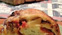 Sausage and Pepperoni Strombolli Roll Sausage and Pepperoni Strombolli Roll