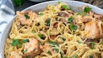 Creamy Salmon Pasta Creamy Salmon Pasta