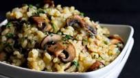 Toasted Brown Rice with Mushrooms & Thyme Recipe Toasted Brown Rice with Mushrooms & Thyme Recipe