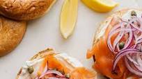 Smoked Salmon, Cream Cheese, and Capers Bagel Smoked Salmon, Cream Cheese, and Capers Bagel