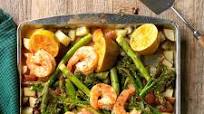 Sheet-Pan Chipotle-Lime Shrimp Bake Sheet-Pan Chipotle-Lime Shrimp Bake