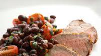 Chipotle-Marinated Pork Tenderloin with Black Bean Salsa Chipotle-Marinated Pork Tenderloin with Black Bean Salsa