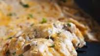 One Pan Sour Cream Chicken Enchilada Skillet One Pan Sour Cream Chicken Enchilada Skillet