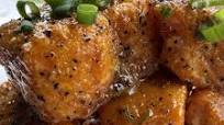Smoked Salmon Burnt Ends With Hot Honey Glaze Smoked Salmon Burnt Ends With Hot Honey Glaze