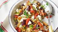 Pan-fried eggplant with feta and pine nuts Pan-fried eggplant with feta and pine nuts