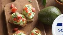 Creamy Guacamole Bruschetta Creamy Guacamole Bruschetta