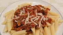 Mostaccioli With Meat Sauce Mostaccioli With Meat Sauce