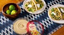 Rajas con Hummus Tacos Rajas con Hummus Tacos