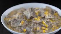 Creamy Lengua with Corn Creamy Lengua with Corn