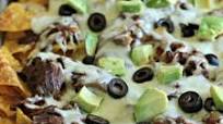 Slow Cooker Shredded Beef Sheet Tray Nachos Slow Cooker Shredded Beef Sheet Tray Nachos