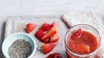 Raw strawberry jam Raw strawberry jam