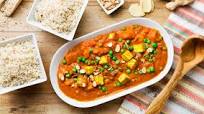 Tofu Tikka Masala with Spring Vegetables & Brown Basmati Rice Tofu Tikka Masala with Spring Vegetables & Brown Basmati Rice