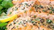 Baked Lemon Pepper Salmon (Gluten Free) Baked Lemon Pepper Salmon (Gluten Free)