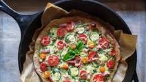Cast Iron Whole Wheat & Herb Sourdough Pizza Crust Cast Iron Whole Wheat & Herb Sourdough Pizza Crust