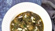 Rishta Palak - Kashmiri Lamb Meatballs in Spinach Curry Rishta Palak - Kashmiri Lamb Meatballs in Spinach Curry