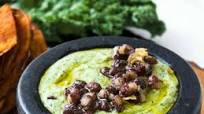 Adzuki Bean and Kale Hummus With Sweet Potato Chips Adzuki Bean and Kale Hummus With Sweet Potato Chips