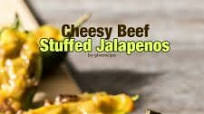 Cheesy Beef Stuffed Jalapenos