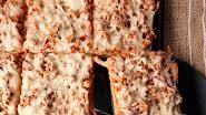 Rectangle Cafeteria Pizza | School Lunch Copycat Rectangle Cafeteria Pizza | School Lunch Copycat