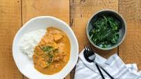 Chicken Tikka Masala with White Rice + Spinach Chicken Tikka Masala with White Rice + Spinach