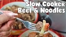 Slow Cooker Beef & Noodles Slow Cooker Beef & Noodles