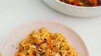 Spicy Rice Noodles with Crispy Tofu Spicy Rice Noodles with Crispy Tofu