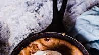 Chocolate Chunk Skillet Cookie with Vanilla Ice Cream Chocolate Chunk Skillet Cookie with Vanilla Ice Cream